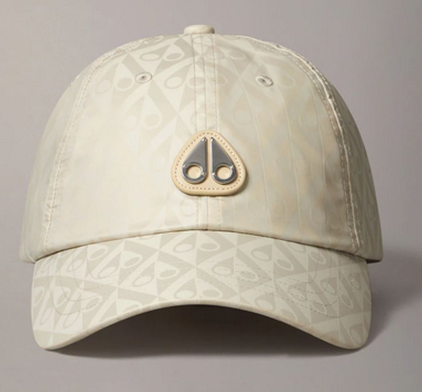 Moose Knuckles crescent logo cap mono